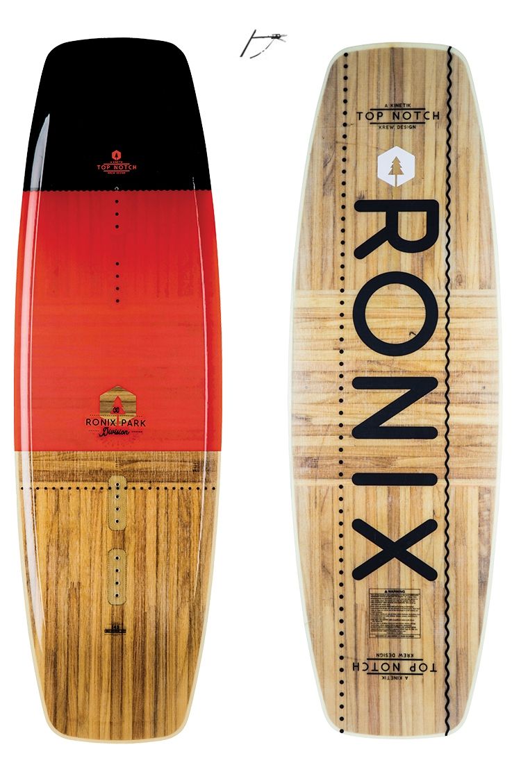 Ronix Top Notch Nu Core 2.0 Wakeboard Black/Caffeinated/Wood 2019