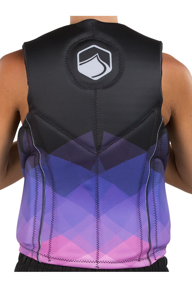 Liquid Force Happy Hour Comp Impact Vest Black/Purple 2018 - Buy online -  waketoolz.com