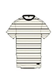 Hurley DRI-FIT HARVEY STRIPE PATCH S/S Oatmeal 2020