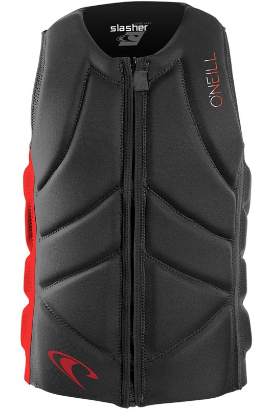O'Neill Youth Slasher Comp Vest Graphite/Red 2020